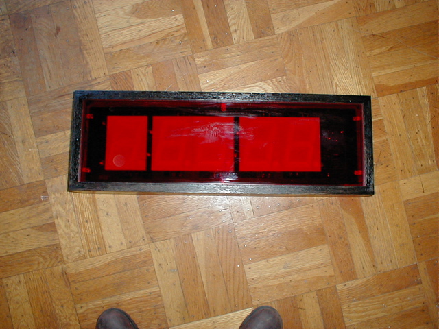 Clock Display Front View