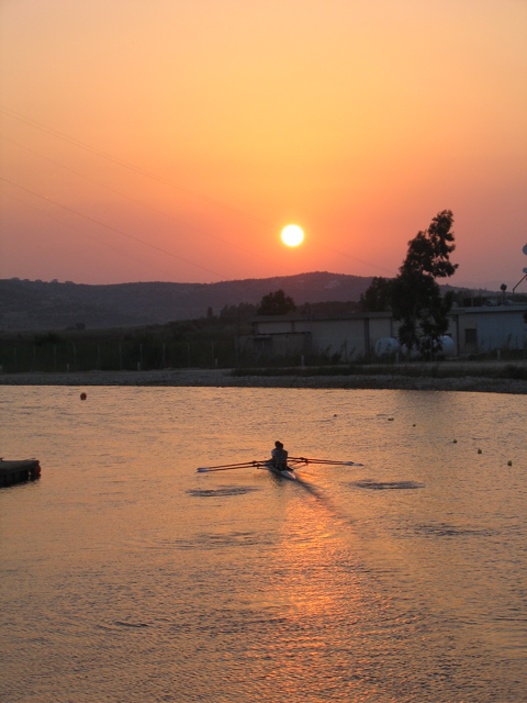 Sunrise Over Rowers  1