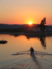 Sunrise Over Rowers  2